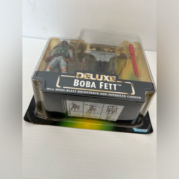 Star Wars: Power of the Force - Deluxe Boba Fett Rocketpack Action Figure - New - Picture 6 of 8